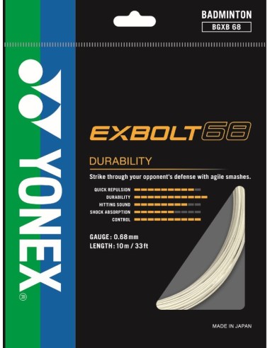 Yonex Exbolt 65 White Badminton String Set (10 M) SEO-venlig Produktbeskrivelse 