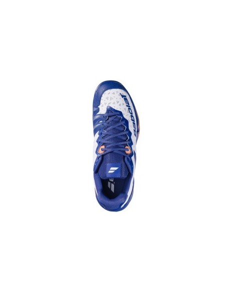 Badmintonschuhe Babolat Shadow 4 Herren Weiß/Marineblau 