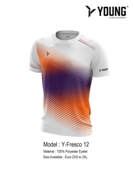 T-shirt Young Fresco 12 Crew Neck ( white ) 