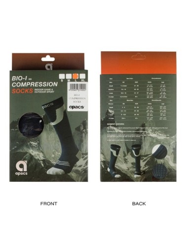 Bio-Kompressionssocken Apacs (Schwarz)  Bio-Kompressionssocken Apacs (Schwarz)