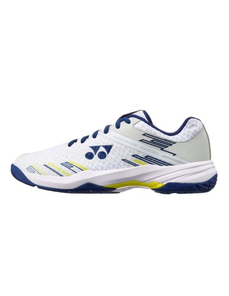 Chaussures Badminton Yonex Homme PC-Cascade Accel (Blanc/Navy) 