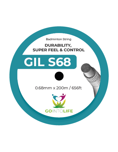 Cordage Badminton Go Into Life S68 (Bobine - 200m) 