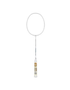 Raquette de Badminton Apacs Feather Lite 75 White/blue (non cordée) 6U 