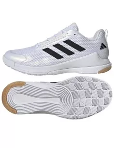 Chaussures Indoor Adidas Homme Handball Novaflight 2 Blanc 