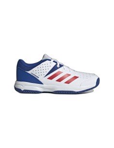 Chaussures Indoor Adidas Court Stabil Junior Blanc 