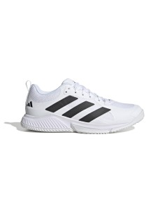 Chaussures Indoor Adidas Court Team 2.0M Junior Blanc 