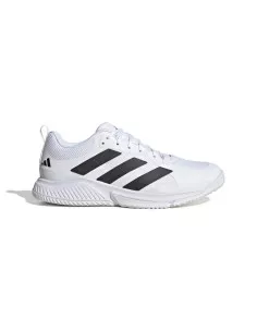 Chaussures Indoor Adidas Court Team 2.0M Junior Blanc 