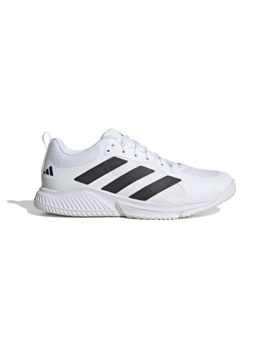 Chaussures Indoor Adidas Court Team 2.0M Junior Blanc 