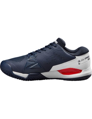 Chaussures  Tennis Homme Wilson Rush Pro Ace Toutes Surfaces  Navy/Blaze  Chaussures  Tennis Homme Wilson Rush Pro Ace Toutes Surfaces  Navy/Blaze