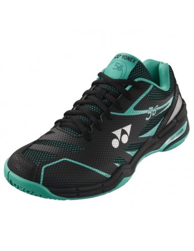 Yonex Power Cushion 56 Black/Mint Badminton Shoes 