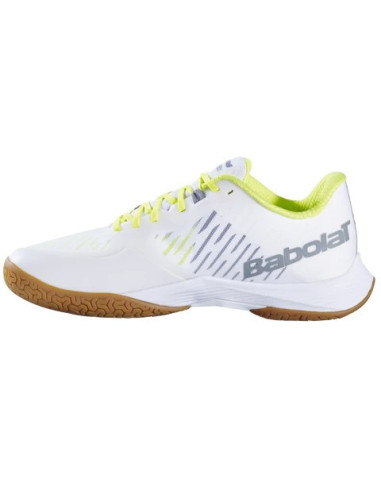 Badmintonschuh Babolat Shadow Tour 5 Men (weiß/gelb) - Optimieren Sie Ihr Spiel! 
