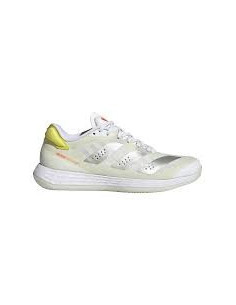 Adidas Dame Indendørs Adizero Fastcourt 2.0 Sølv Sko 