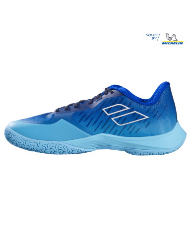 Babolat Shadow Tour 5 Men's Wide Badminton Shoes (Ceramic Blue) 