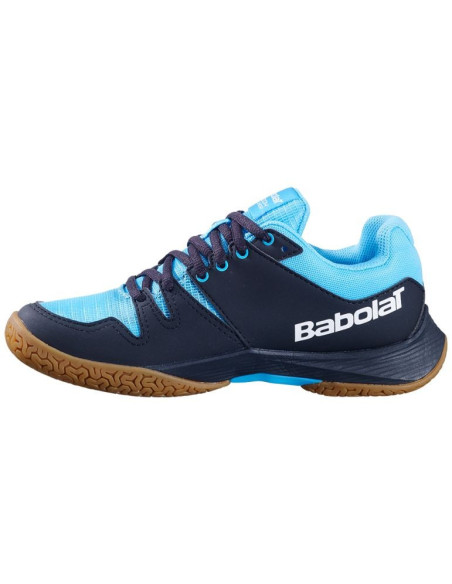 Chaussures Indoor Babolat Team 2 junior (Noir/Bleu)