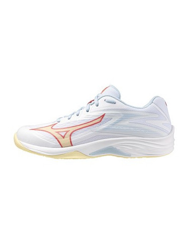 Chaussures Indoor Mizuno Thunder Blade Z Femme Blanc/Corail