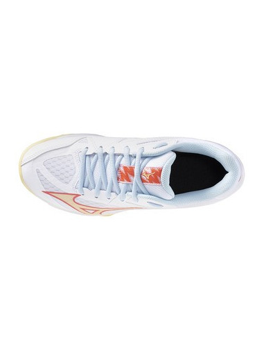 Chaussures Indoor Mizuno Thunder Blade Z Femme Blanc/Corail