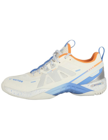 Chaussures Victor Homme Indoor S82 III NitroLite L Blanc 