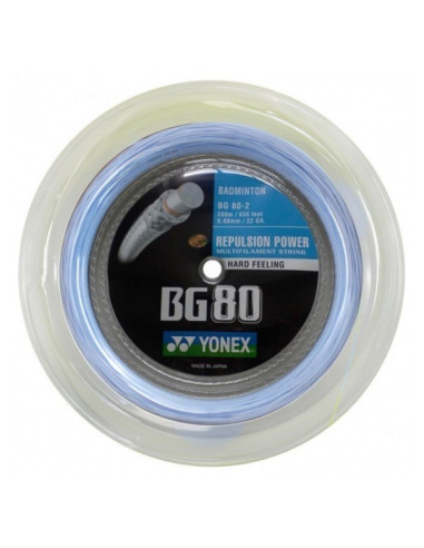Cordage de badminton Yonex BG80 (Bobine 200m)