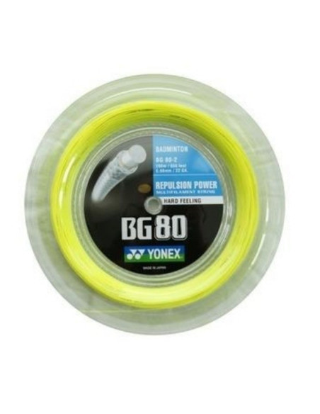 Cordage de badminton Yonex BG80 (Bobine 200m)