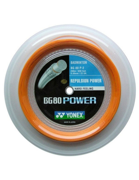 Yonex BG80 Power Badmintonstreng (200m rulle) 