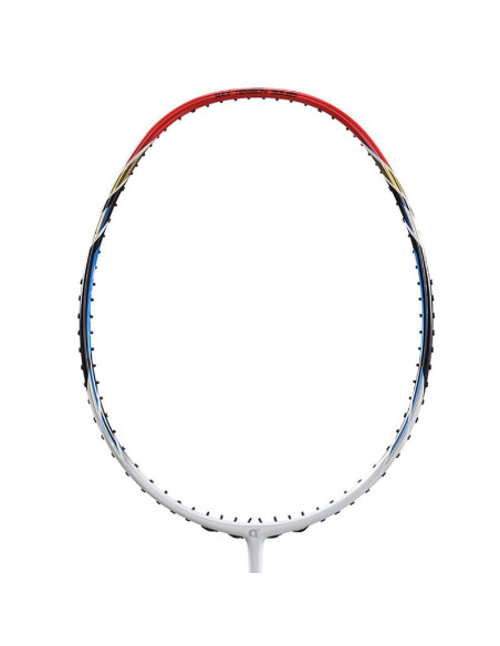 Raquette de Badminton Apacs Virtuoso Light Blanc/Rouge (non cordée) 5U