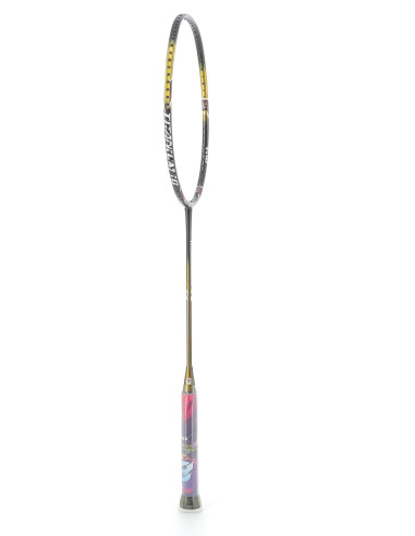 Raquette de Badminton Flex Power Ti Titanium 5U Noir/Doré