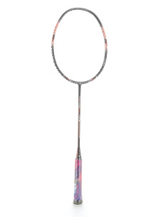 Raquette de Badminton Flex Power Ti Titanium 5U Noir/Rose