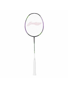 Raquette de Badminton Li-Ning Halbertec 1000 4U  (Cordée) Noir/Mauve