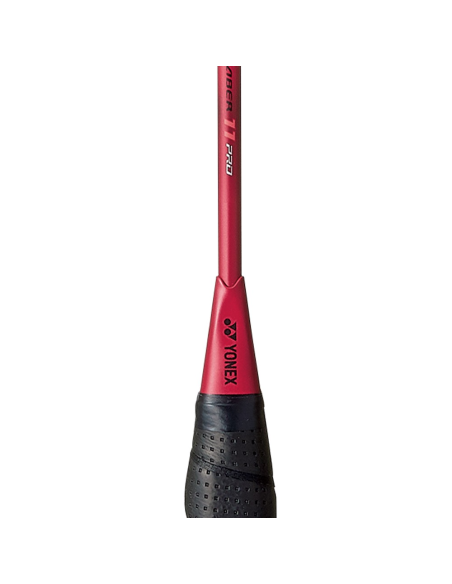 Yonex Arcsaber 11 Pro 4U5 - Vue profil complet raquette badminton rouge et noir