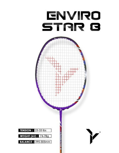 Badmintonracket Young Enviro Star 8 