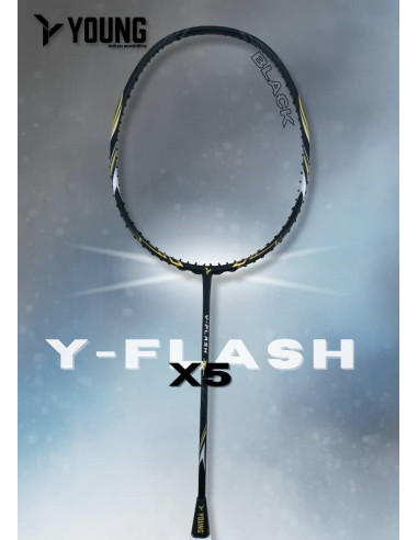 Young Y-Flash ispeed Blue Badminton Racket (Unstrung) 