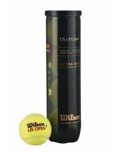 Wilson US Open Tennisballen (buis van 4 ballen) 