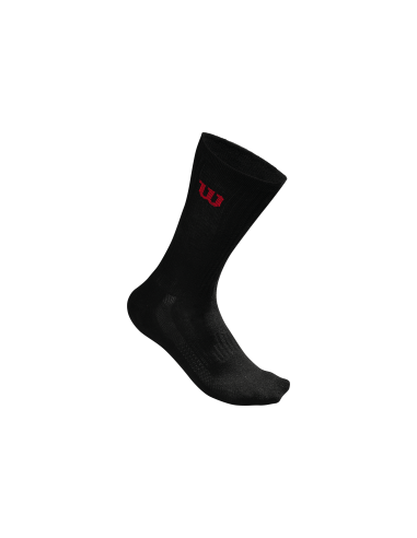 Wilson Herren Crew Pack x 3 (Schwarz) Socken 