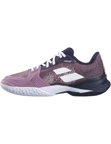 Chaussures Tennis Babolat Femme Jet Mach All Court Rose/Noir