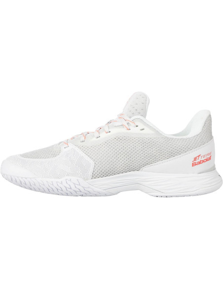 Chaussures Tennis Babolat Femme Jet Tere All Court Blanc/corail