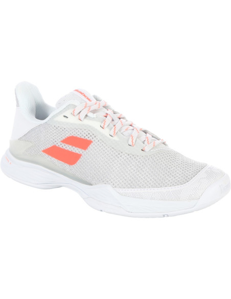 Chaussures Tennis Babolat Femme Jet Tere All Court Blanc/corail