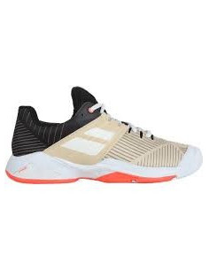 Tennisschoenen Babolat Dames Propulse Fury All Court Zwart/Beige 