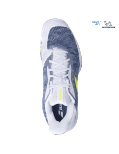 Babolat Men's Jet Tere All Court Tennis Shoes White/Blue 