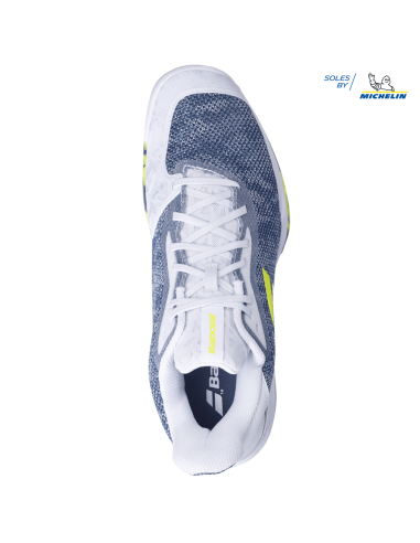 Zapatillas de Tenis Babolat Jet Tere All Court para Hombre, blanco/azul 