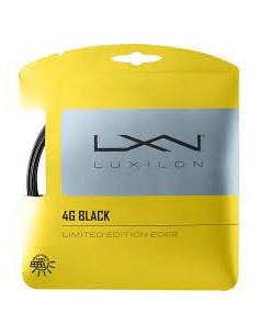 Luxilon 4G Black 125 Tennissnor (12,2 m) 