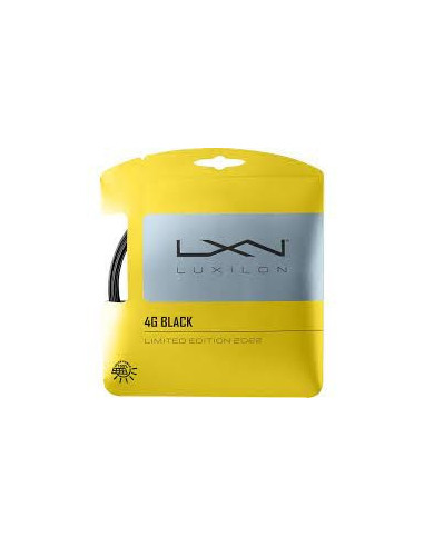 Luxilon 4G Black 125 Tennissnor (12,2 m) 