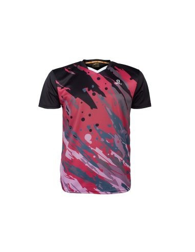 T-shirt Apacs RN1000 Unisex (Noir/Rouge)