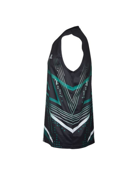 Camiseta Sin Mangas Apacs SL 22209-AT Unisex (Negro/Verde) 