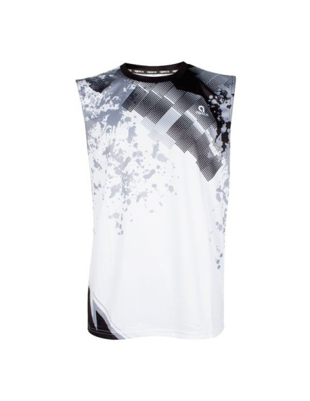 Ærmeløs Apacs SL 22210-AT Herre T-shirt (Hvid) 