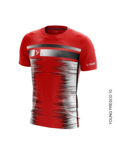 T-shirt Young Fresco 10 Ronde Hals (Rood) 