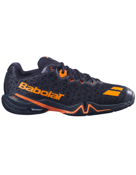Chaussures de Badminton Babolat Indoor Shadow 4 Homme Noir/Orange