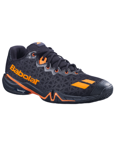 Chaussures de Badminton Babolat Indoor Shadow 4 Homme Noir/Orange