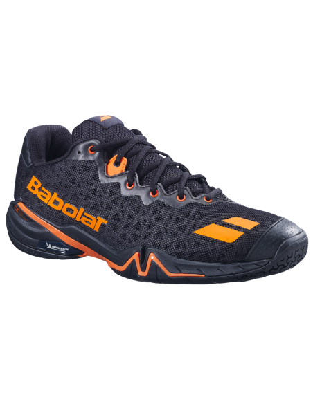 Chaussures de Badminton Babolat Indoor Shadow 4 Homme Noir/Orange
