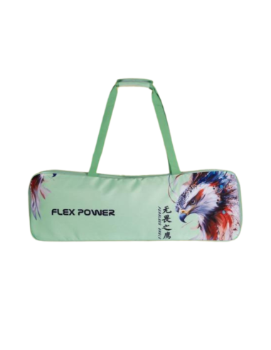 Raquette de Badminton Flex Power Fearless Eagle 5U Blanc/Orange
