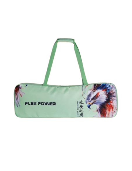 Raquette de Badminton Flex Power Fearless Eagle 5U Blanc/Orange